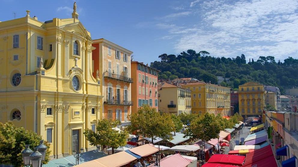 Cours Saleya, Nice, seen during a day trip with Sunny Days Prestige Travel. Image courtesy: http://myniceapartment.com
