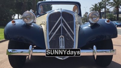 Citroën Traction used for vintage car tours by SUNNYdays Prestige Travel