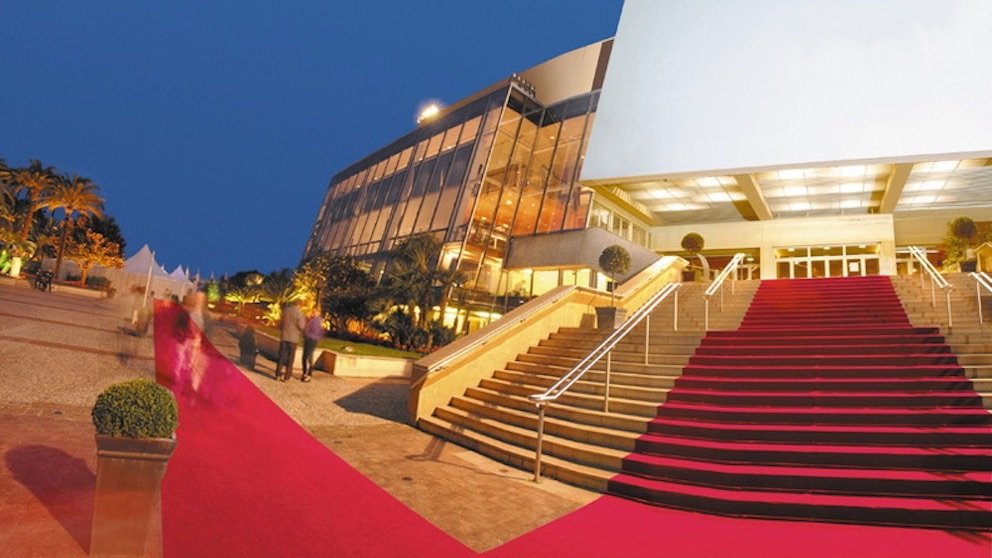 Red carpet on the stairs of the Festival Palace, Cannes